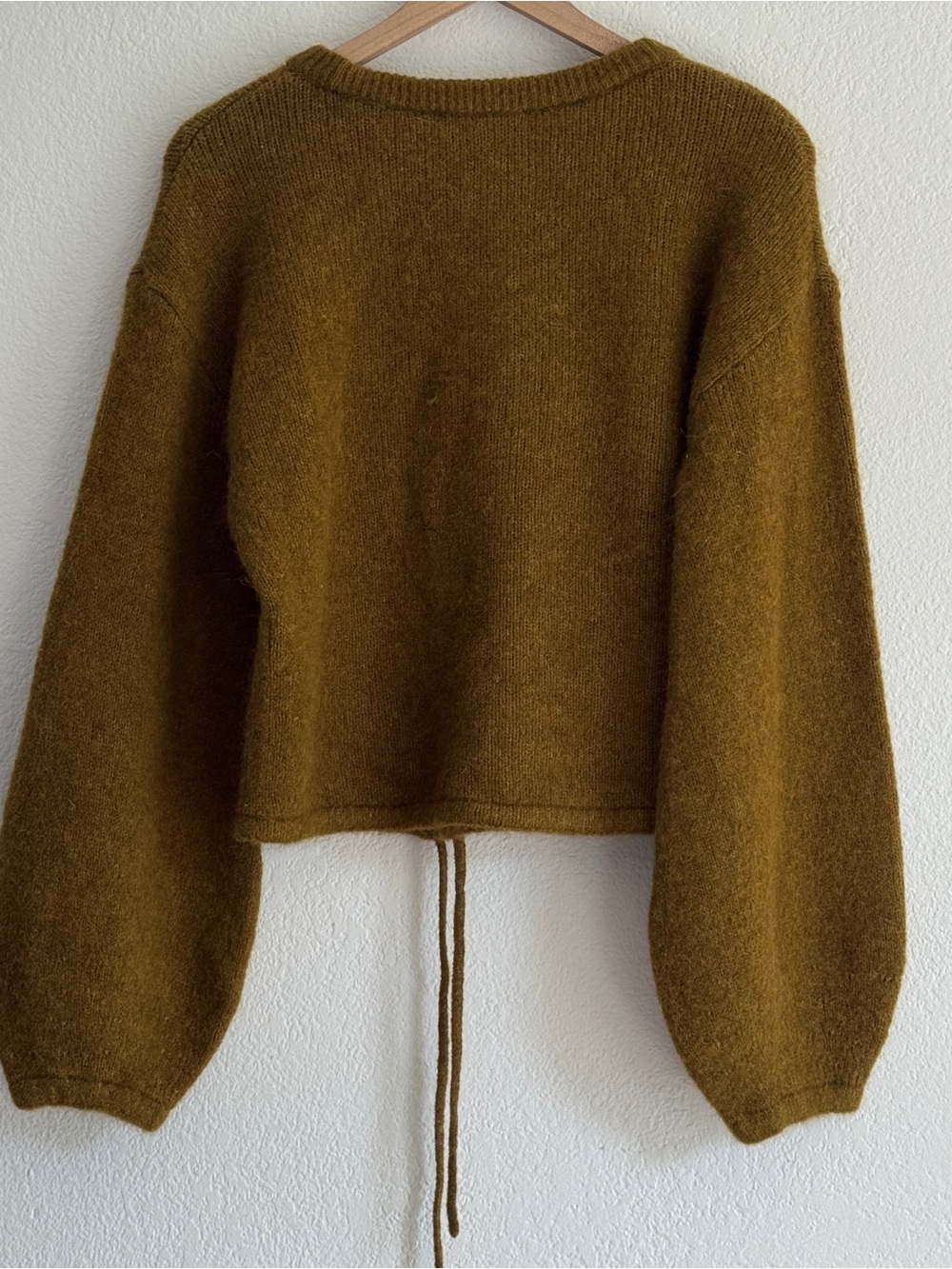 Sézane Jay Jumper - Olive Green Sweater - Picture 3 of 6